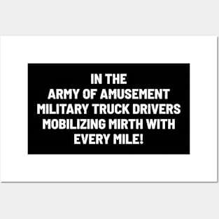 Military Truck Driver Posters and Art